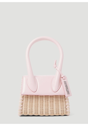 Jacquemus Le Chiquito Moyen Handbag - Woman Handbags Pink One Size