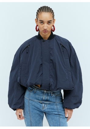 Jacquemus Le Bomber Bahia Jacket - Woman Jackets Blue Fr - 36