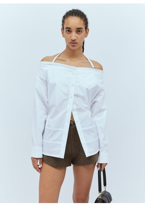Jacquemus La Chemise Peplo Shirt - Woman Shirts White Fr - 34