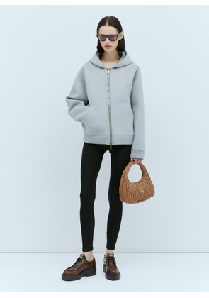 Miu Miu Silk Jersey Pants - Woman Pants Black M