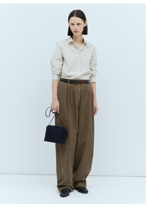The Row Rufos Corduroy Pants - Woman Pants Brown Us - 02