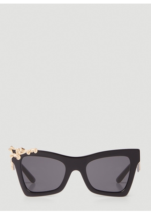 Dolce & Gabbana Cat-eye Sunglasses - Woman Sunglasses Black One Size