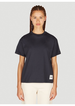 Jil Sander+ Logo Patch T-shirt - Woman T-shirts Black S