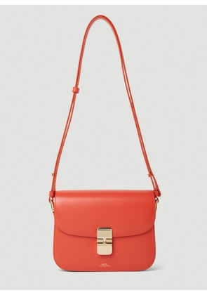 A.P.C. Grace Small Shoulder Bag - Woman Shoulder Bags Orange One Size