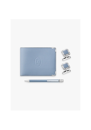 Santos De Cartier Cufflinks, Pen and Wallet Set