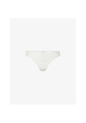 Womens Aubade Kiss Of Love Mid-Rise Lace Briefs