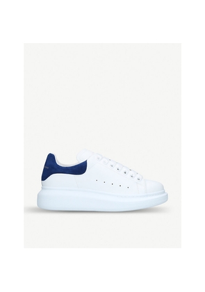 Womens Mcqueen Women's Show Leather Platform Trainers