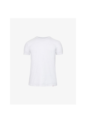 Mens Orlebar Brown Sammy Marled Crewneck Cotton-Jersey T-Shirt