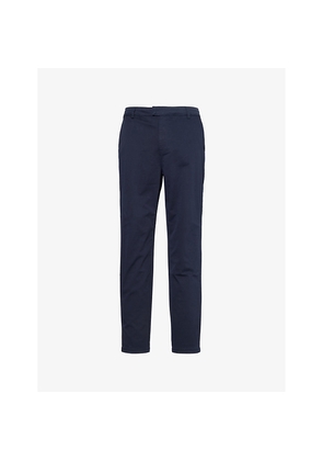 Mens Arne Tailored Straight-Leg Stretch-Cotton Chino Trousers