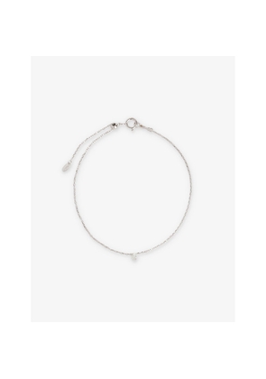 Persee Paris Danae 18ct White-Gold and 0.08ct Diamond Bracelet