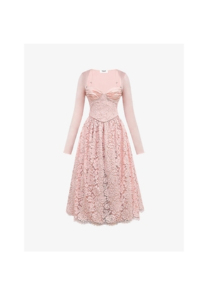 Womens House of CB Duchess Lace Corset and Skirt Set