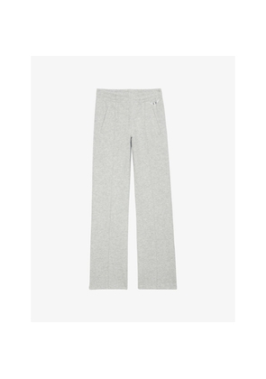 Womens Zadig&Voltaire Branded Elasticated-Waist Cotton-Blend Jogging Bottoms