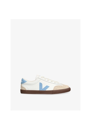 Womens Veja Volley Low-Top Leather Trainers
