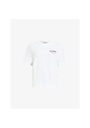 Womens Allsaints Amore Lisa Short-Sleeve Cotton-Jersey T-Shirt