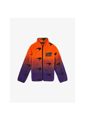 Mens Reiss x Mclaren Drift Ombre Embroidered Fleece Jacket