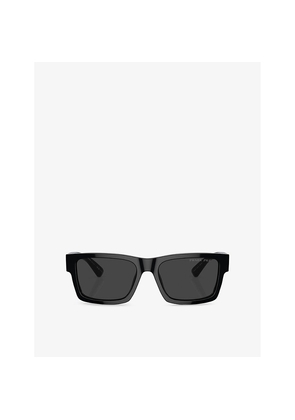 Prada Pr 25Zs Rectangle-Frame Acetate Sunglasses