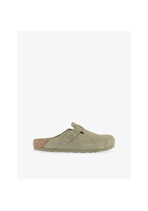 Mens Birkenstock Boston Suede Clogs