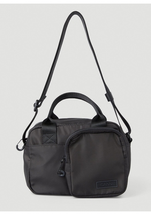 GANNI Festival Shoulder Bag - Woman Handbags Black One Size