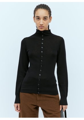 Lemaire Seamless Cardigan - Woman Knitwear Black M