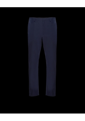Light stretch technical fabric trousers