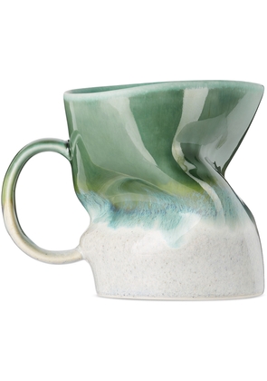 SGW Lab Green & Off-White Distorted GT021 Mug