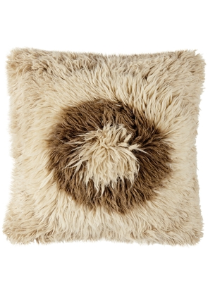 Mush Studios Beige & Brown Dandi Cushion