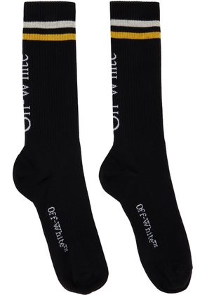Off-White Black Stripe Socks