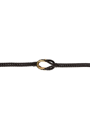 Bottega Veneta Brown Coaxial Belt
