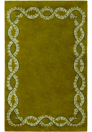 Nordic Knots Green Climbing Vine Rug