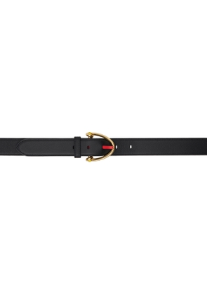 Bottega Veneta Black Snake Belt
