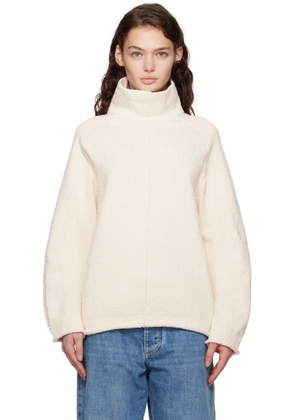 Bottega Veneta Off-White Compact Cotton Turtleneck