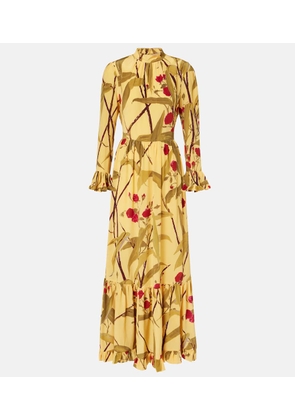 La DoubleJ Visconti silk crepe de chine maxi dress