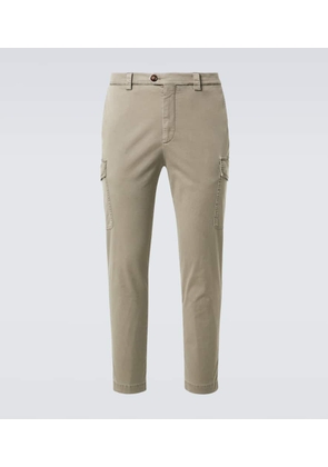 Brunello Cucinelli Cotton-blend slim pants