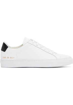 Common Projects White Retro Classic Sneakers