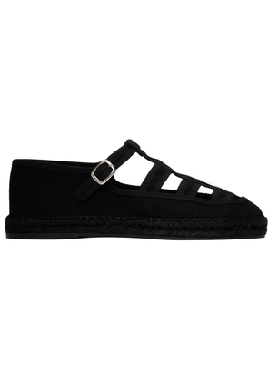 Bode Black Peggy Espadrilles