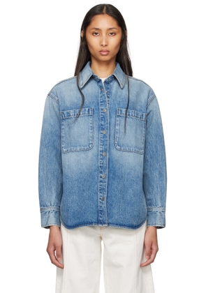 SLVRLAKE Blue Overland Denim Shirt