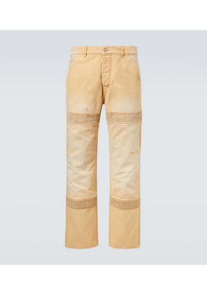 Wales Bonner Sierra cotton canvas straight pants