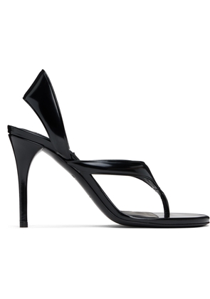 ALAÏA Black Infradito Heeled Sandals