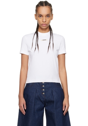 JACQUEMUS White Les Classiques 'The Gros Grain' T-shirt