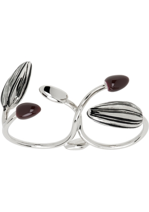 LEMAIRE Silver Girasol Double Ring