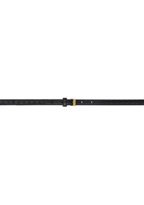 Bottega Veneta Black Thin Watch Belt