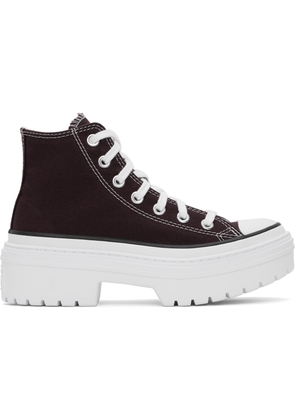 Converse Burgundy Chuck Taylor All Star Lugged Heel Platform Sneakers