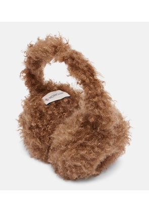 Moncler Logo teddy earmuffs