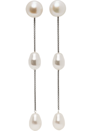 Sophie Buhai Silver Small Pearl Drop Earrings