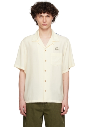Moncler Genius Mercedes-Benz by NIGO Off-White Satin Shirt