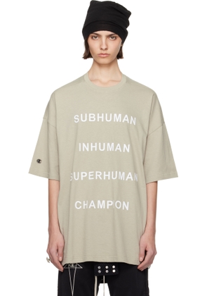 Rick Owens Off-White Champion Edition Tommy T-shirt