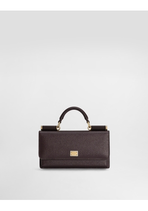 Dolce & Gabbana Mini Bag With Tag Featuring Two Metal Plating Finishes - Woman Clutches Mini And Micro Bags Purple Leather Onesize