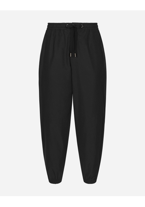 Dolce & Gabbana Cotton Jogging Pants - Man Pants And Shorts Black Cotton 44