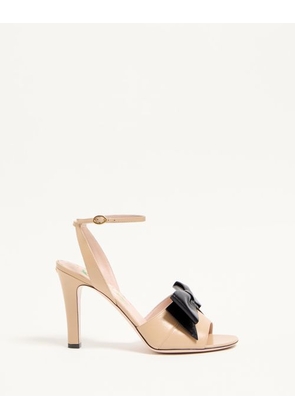 Valentino Garavani Bowow Kidskin Sandal 95Mm Woman SAND 35