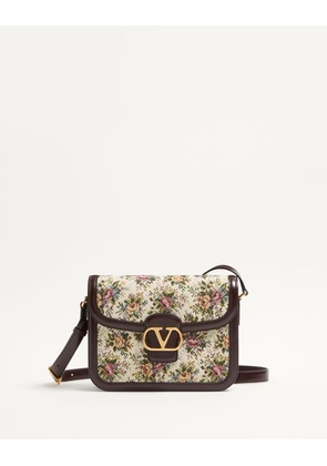 Valentino Garavani Valentino Garavani 9To5 Shoulder Bag In Papier Floral Jacquard Fabric Woman BROWN/MULTICOLOUR UNI